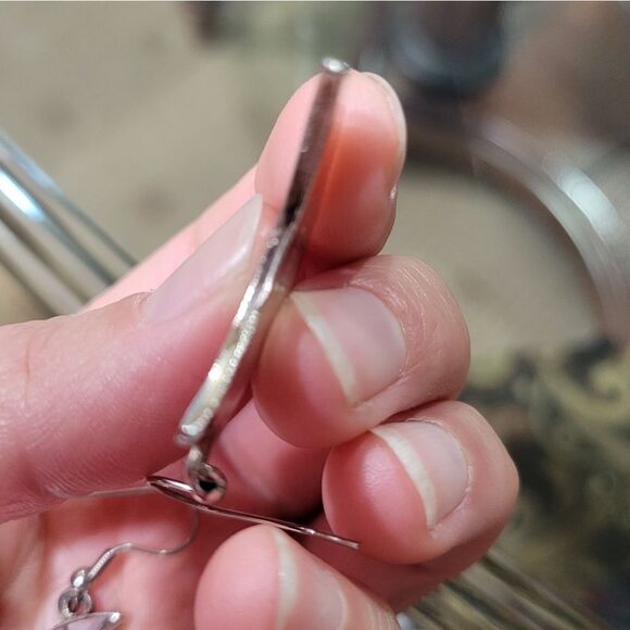 Alpaca mexico moon earrings - Picture 5 of 9